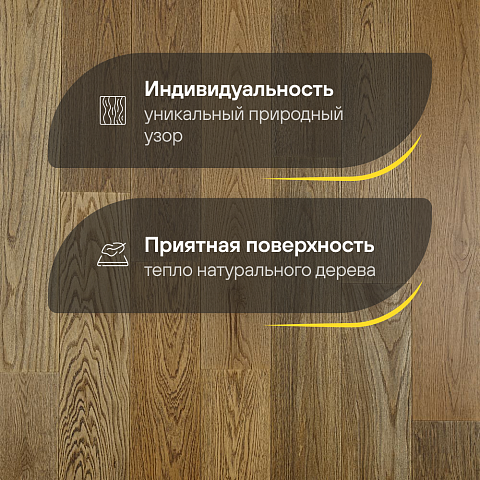 Crownwood Элеганс 13 мм замок 2G Дуб Натур Лаванда лак с фаской (фото 3)