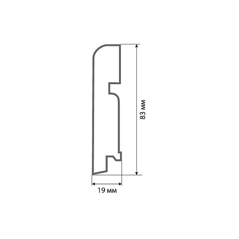 Finitura dekor R13 83х19х2400/ Дуб (фото 2)