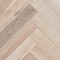 Wood Bee Herringbone Дуб Крема браш матовый Crema, UV-лак gloss 5-9% (левая) (миниатюра фото 1)
