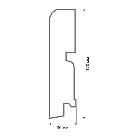 Finitura dekor R9 120х30х2400/ 021 (фото 2)