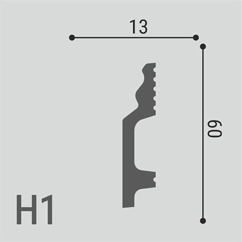 XPS Polymer Н 1 60х13/ Белый (фото 2)