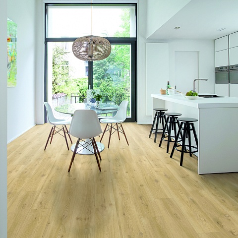 QS Alpha Vinyl BLOS BASE планка AVSPT 40018 Бежевый дуб (фото 10)