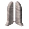 Торцевая пара Лексида 55/ 252 Ясень белый (миниатюра фото 1)