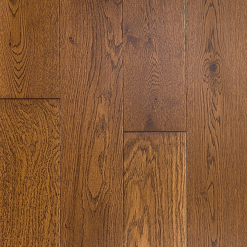 Инженерная доска CROWNWOOD Classic Arte 2-х слойная шип-паз Дуб Вильц УФ-лак/Рустик/Браш 400..1500 х 145 х 15 / 1.0875м2 (фото 1)