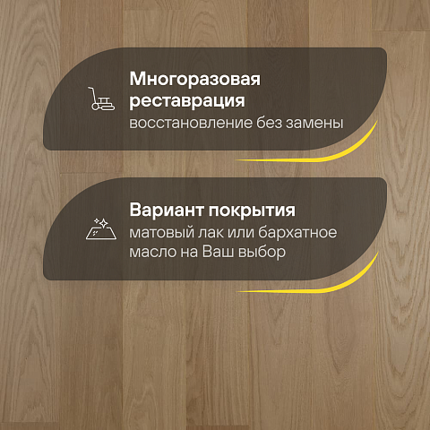 Crownwood Элеганс 13 мм замок 2G Дуб Натур Лагуна лак с фаской (фото 4)