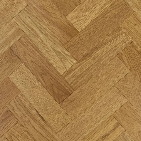 Crownwood Элеганс Английская елка 13 мм шип-паз Дуб Натур Котта лак с фаской (фото 1)