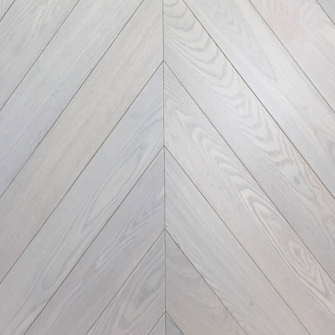 Wood Bee Herringbone Ясень Мунлайт браш матовый Moonlight, UV-лак gloss 5-9% (левая) (фото 1)