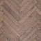 Polarwood Herringbone Дуб ЦЕЙЛОН HB "Англ. ёлка", сорт. Робуст, масло, брашир., фаска 4V, 1-полосный (миниатюра фото 1)
